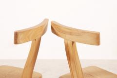 Olavi H nninen Olavi H nninen for Mikko Nupponen Set of 10 Elm Chairs Finland 1950 - 1067225