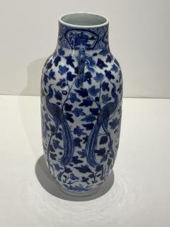 Old Blue White Hand Painted Decorative Porcelain Vase - 2747186