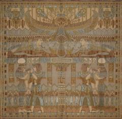 Old Egyptian Silk Panel Tapestry Circa 1890s - 2873122