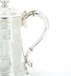 Old English Engraved Exterior Silver Plate Walker Hall Tankard - 3439567