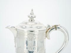 Old English Engraved Exterior Silver Plate Walker Hall Tankard - 3439570