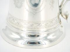 Old English Engraved Exterior Silver Plate Walker Hall Tankard - 3439571