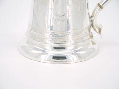 Old English Engraved Exterior Silver Plate Walker Hall Tankard - 3439572