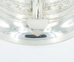 Old English Engraved Exterior Silver Plate Walker Hall Tankard - 3439576