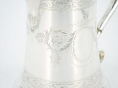 Old English Engraved Exterior Silver Plate Walker Hall Tankard - 3439578