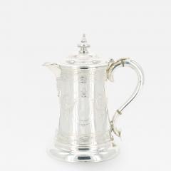 Old English Engraved Exterior Silver Plate Walker Hall Tankard - 3440629