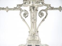 Old English Sheffield Silver Plate Five Arm Tableware Candelabra - 3169582