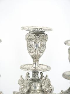 Old English Sheffield Silver Plate Five Arm Tableware Candelabra - 3169583