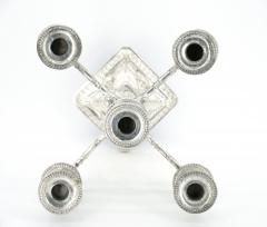 Old English Sheffield Silver Plate Five Arm Tableware Candelabra - 3169594