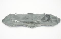 Old English Sheffield Silver Plate Snuffer Tray Engraved Interior - 3169905