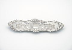 Old English Sheffield Silver Plate Snuffer Tray Engraved Interior - 3169907