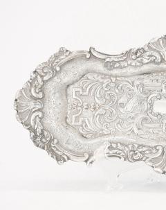 Old English Sheffield Silver Plate Snuffer Tray Engraved Interior - 3169912