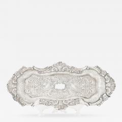 Old English Sheffield Silver Plate Snuffer Tray Engraved Interior - 3177854