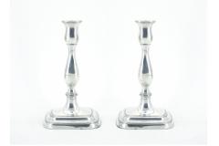 Old English Sheffield Silver Plate Tableware Pair Two Ram Candelabra - 3170854