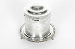 Old English Silver Plate Biscuit Box Tea Caddy - 330865