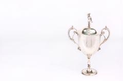 Old English Silver Plated Covered Urn - 1825646