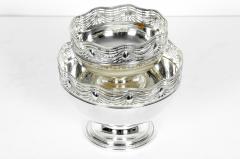 Old English Silver Plated Two Pieces Centre Table Set - 330881