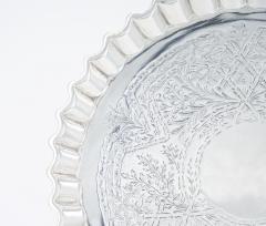 Old English Silverplate Salver Tray - 3168595