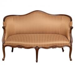 Old Mahogany French Hepplewhite Settee - 2370812