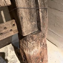 Old Rustic Carpentry Tool Mesquite Wood VICE Mexico Jalisco Ranch 1940s - 2109412