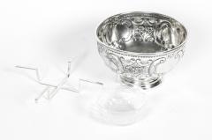 Old Sheffield Silver Plate Copper Three Piece Caviar Set - 722626