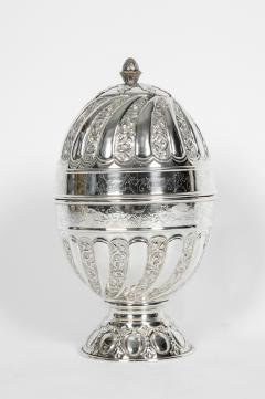 Old Sheffield Silver Plated Egg Shape Liquor Cave - 717338