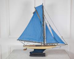Old Star Wood Tin Pond Yacht Southport England circa 1950 - 4758147
