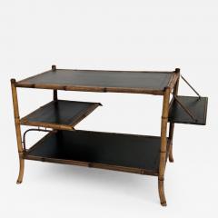 Old Three Tier Bamboo Table - 2384890