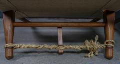 Ole Gjerl v Knudsen c1958 Ole Gjerl v Knudsen Saw Canvas Chair Codo Denmark - 2243803