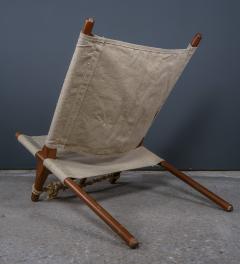 Ole Gjerl v Knudsen c1958 Ole Gjerl v Knudsen Saw Canvas Chair Codo Denmark - 2243806