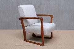 Ole Jacobsen Exceptional Ole Jacobsen Armchair in Sculpted Teak C B Hansen Denmark 1949 - 3915321