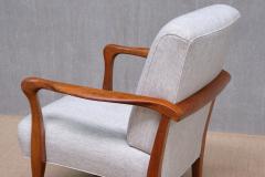 Ole Jacobsen Exceptional Ole Jacobsen Armchair in Sculpted Teak C B Hansen Denmark 1949 - 3915329