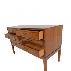 Ole Wanscher 1940s Walnut Chest of Drawers Attributed to Ole Wanscher - 500573