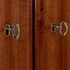 Ole Wanscher Elegant Danish 2 Door Cabinet in Mahogany with Brass Fittings 1950s - 1950255