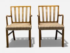 Ole Wanscher Ole Wanscher Armchairs Beech Fabric Denmark 1940s - 4461955