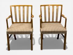 Ole Wanscher Ole Wanscher Armchairs Beech Fabric Denmark 1940s - 4461959