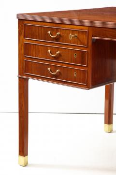 Ole Wanscher Ole Wanscher Mahogany Desk Circa 1950s Produced by A J Iversens  - 1690218