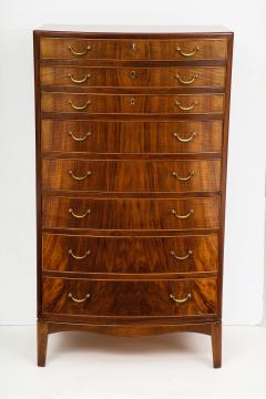 Ole Wanscher Ole Wanscher Rosewood Bowfront Chest of Drawers circa 1940s - 751999