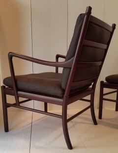 Ole Wanscher Ole Wanscher Rosewood Colonial Chair and Ottoman C 1960 Paul Jeppsen Denmark - 2509416