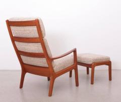 Ole Wanscher Ole Wanscher Senator Highjack Lounge Chair and Ottoman by Cado - 526290