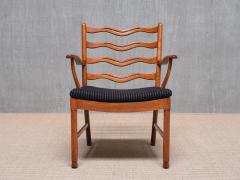 Ole Wanscher Pair of Ole Wanscher Armchairs Model 1755 Fritz Hansen Denmark 1940s - 4334491