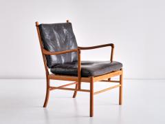 Ole Wanscher Pair of Ole Wanscher Colonial Armchairs in Walnut P Jeppesen Denmark 1950s - 2261324