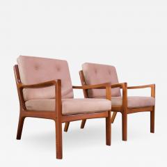 Ole Wanscher Pair of Ole Wanscher for France and Son Senator Chairs in Teak - 1911950
