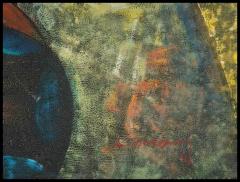 Oleg Zhivetin Manner Of Oleg Zhivetin Cubist Oil Painting Signed - 3881032