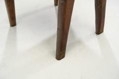 Olive Wood Sculptural High Back French Chairs France 1970s - 3180091