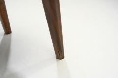 Olive Wood Sculptural High Back French Chairs France 1970s - 3180092