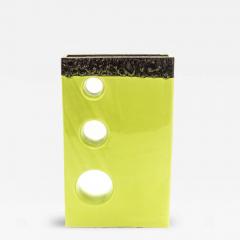 Olive green Studio Ceramic vase - 4101365