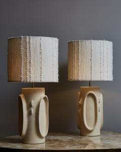 Olivia Cognet Pair of Ceramic Table Lamps by Olivia Cognet - 2643924