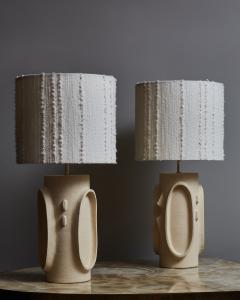 Olivia Cognet Pair of Ceramic Table Lamps by Olivia Cognet - 2643925