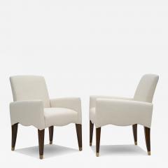 Olivier Gagnere Pair of Upholstered Side Chairs by Olivier Gagnere - 4350935